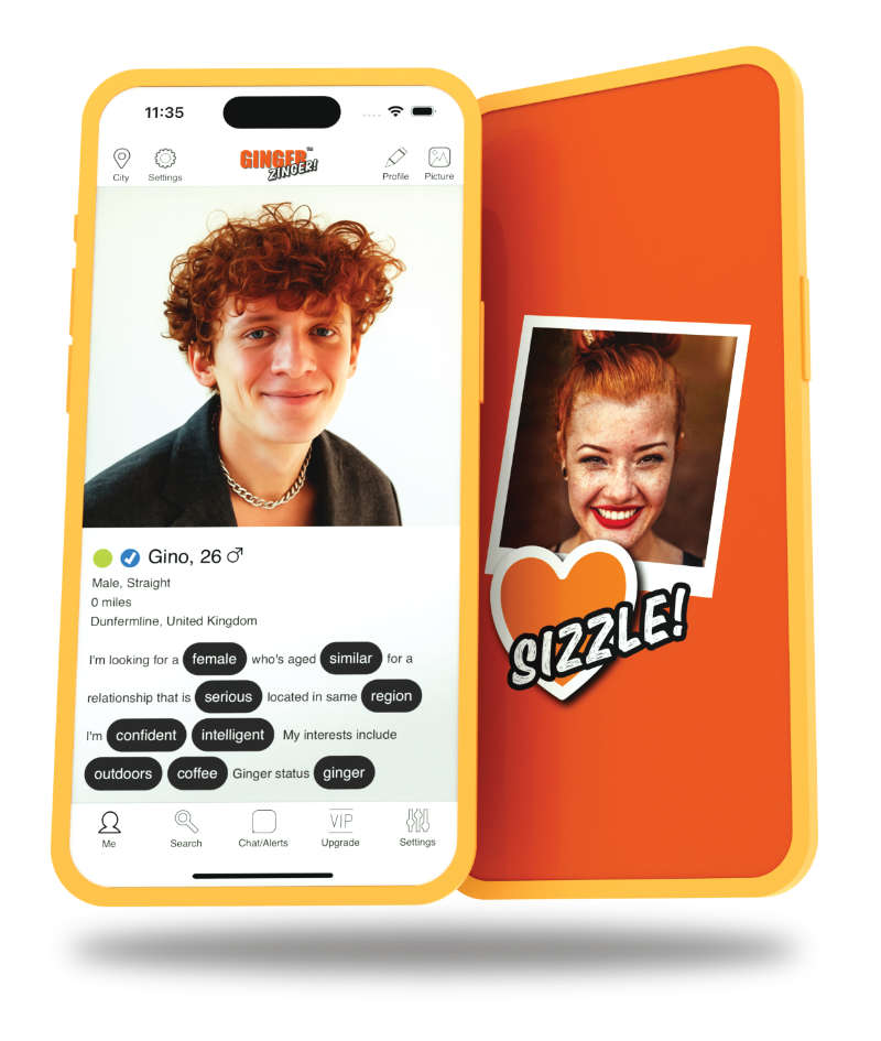 ginger zinger redhead dating